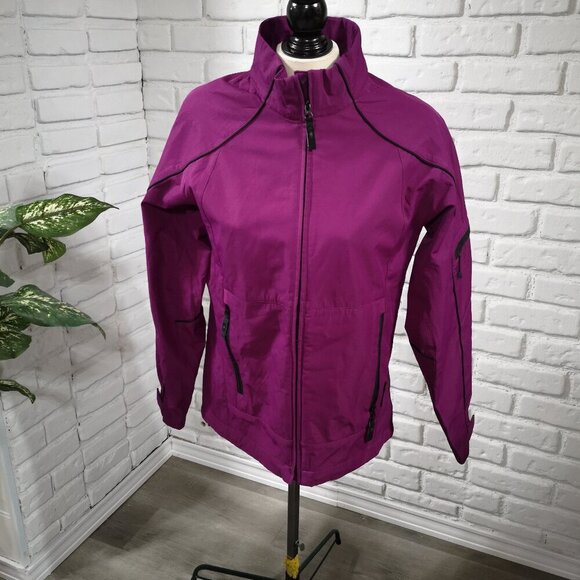 North End Ladies Size Medium Purple Full Zip Jacket - Picture 1 of 13